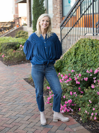Dainty Details Button Up Blouse