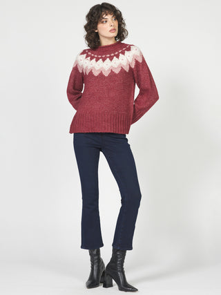 Dear John Ashlynn Sweater - Cherry