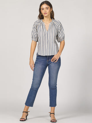 Dear John Costa Top - Blue Stripe
