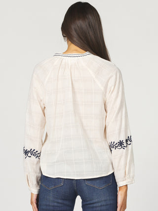 Dear John Ella Top - Whitecap Gray