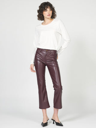 Dear John Jeanne Coated Denim - Wine