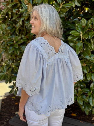 Dear John Lania Blouse - Skyway