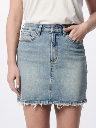 Dear John Quinn Denim Skirt - Halogen Blue