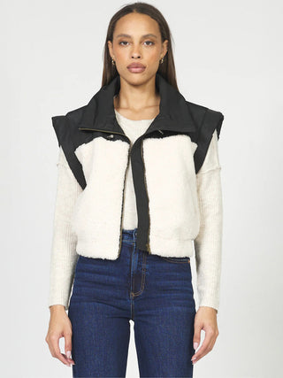 Dear John Rosalia Vest - Black/Cream