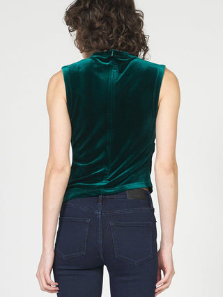 Dear John Shaunee Velvet Top - Rainforest