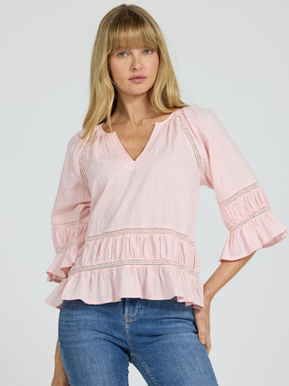 Dear John Sybil Top - Pale Lilac