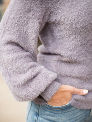Dear John Valli Chenille Sweater - Fragrant Lilac