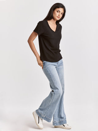 Dear John Vanya Slub Tee - Black