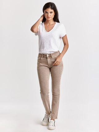 Dear John Vanya Slub Tee - White