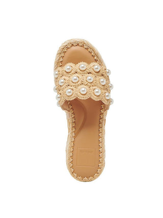 Dolce Vita Caper Pearl Sandal - Natural Raffia