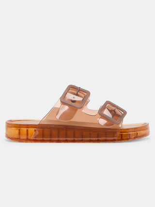 Dolce Vita Julio Vinyl Sandals - Whiskey