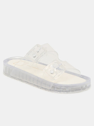 Dolce Vita Julio Vinyl Sandals - Crystal