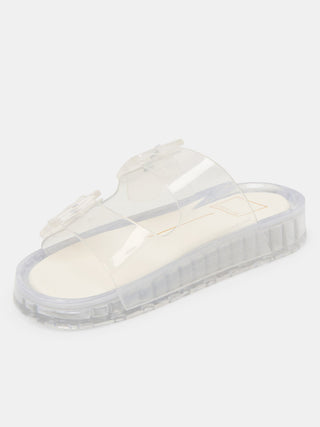 Dolce Vita Julio Vinyl Sandals - Crystal