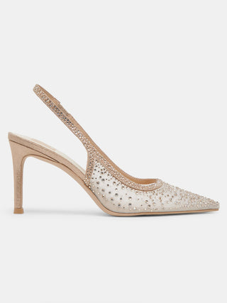 Dolce Vita Kaye Heels - Gold Mesh