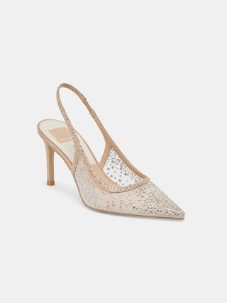 Dolce Vita Kaye Heels - Gold Mesh