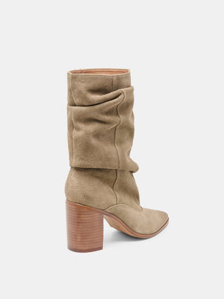 Dolce Vita Talina Slouch Boot - Olive Suede