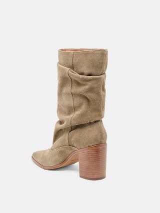 Dolce Vita Talina Slouch Boot - Olive Suede