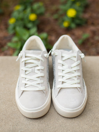 Dolce Vita Zina Crystal Sneakers - Ivory Suede