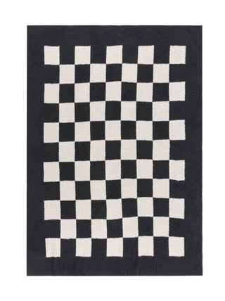 Dual Delight Throw - Black and White