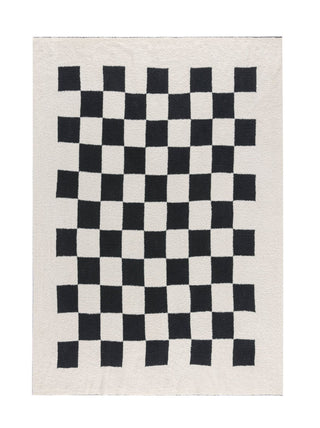 Dual Delight Throw - Black and White
