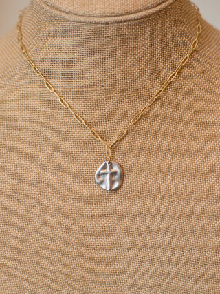 Elevate Faith Cross Coin Necklace