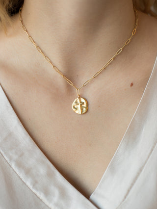 Elevate Faith Cross Coin Necklace