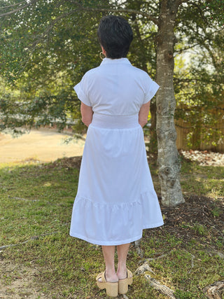 Emily Dress - Optic White