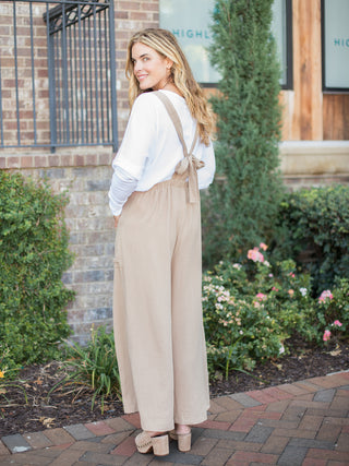 Fae Meadow Jumpsuit - Taupe