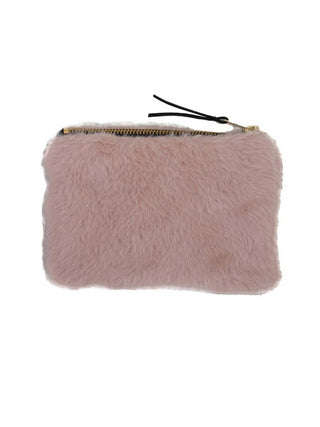 Little Luxe Fur Zip Pouch