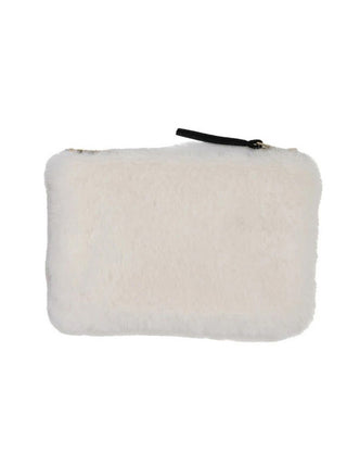 Little Luxe Fur Zip Pouch