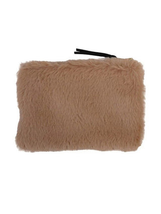 Little Luxe Fur Zip Pouch
