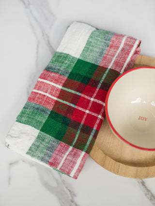 a collection of plaid cloth christmas napkins perfect for holiday home decor and host gifts