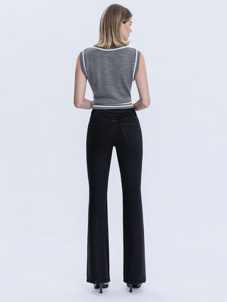 Flying Monkey Coated Denim - Black