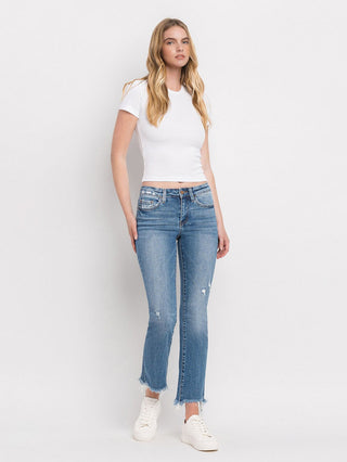 Flying Monkey Distressed Bootcut Denim - Quince