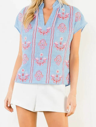 Forget-Me-Not Garden Top