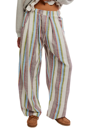 Free People Chambers Laid Back Pant - Ivory