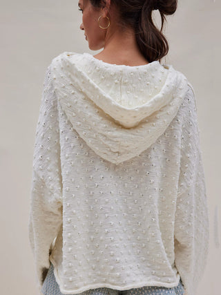 Free People Lake Side Hoodie - Marshmallow