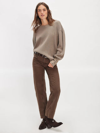Free People Lapis Cuff Top - Fossil Dune