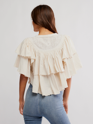 Free People Party Rose Tee - Sugar Swizzle