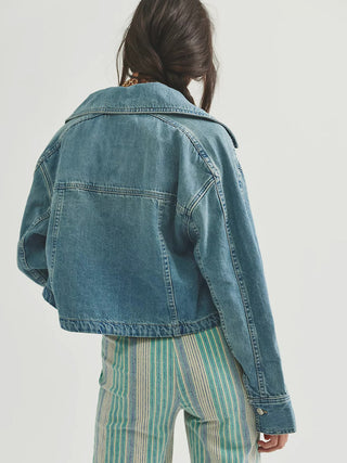 Free People Side to Side Jacket - River Wash