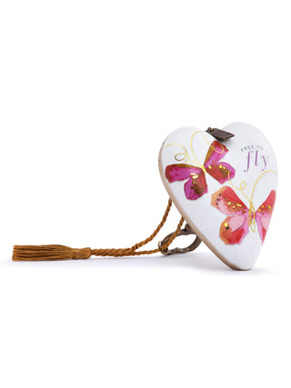 Free To Fly Butterfly Art Heart