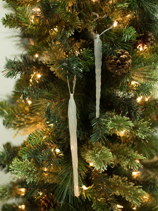 Blown Glass Icicle Ornament Small