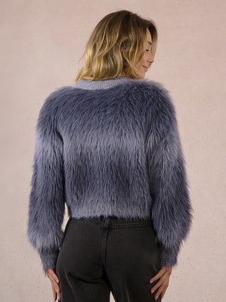 Fuzzy Sweater - Grey