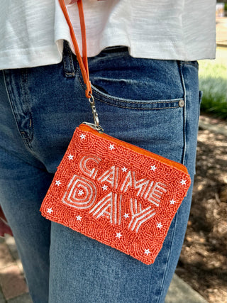 Game Day Star Wristlet - Orange