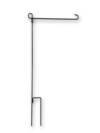 Garden Flag Pole - Black