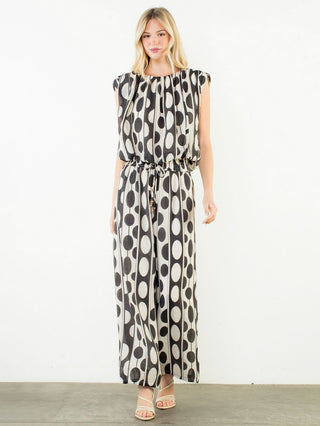 Studio Edit Dot Pants - Black/White