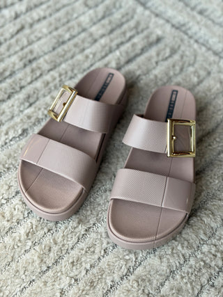 Ghost Metal Slide - Beige/Gold