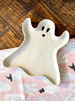 Ghost Shaped Plate - White