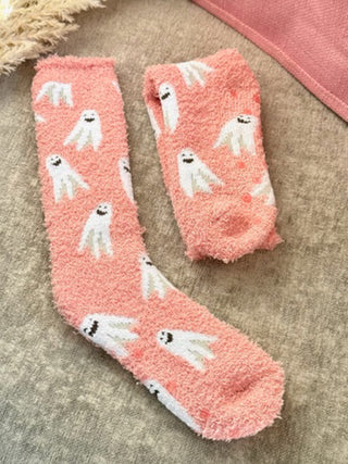 Ghouls Just Wanna Have Fun Socks - Pink