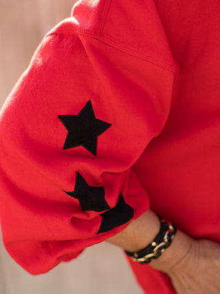 Sic 'Em Dawgs Georgia Star Sweater - Red